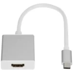 Cabo Adaptador Tipo C Usb C 3.1 Macho Para Hdmi Fêmea 4k Fhd