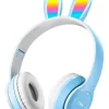 Fone Bluetooth Orelha De Coelho Com Led Bluetooth P2 M Sd