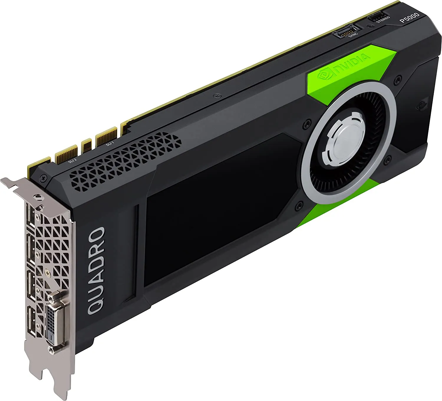 Placa de Vídeo NVIDIA Quadro P5000 16GB GDDR5X PCIe 4x DisplayPort DVI-D Perfil Alto Workstation CAD 3D